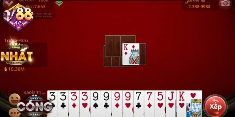 Có nhiều loại bài trong tiến lên miền Nam