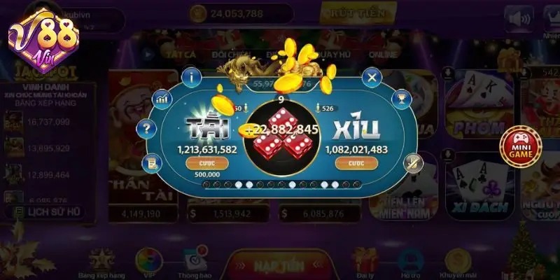 Luật chơi cơ bản của Tài Xỉu MD5 88vin